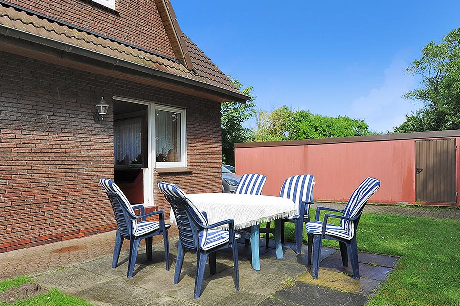 Ferienwohnung „Ebbe“ - Terrasse