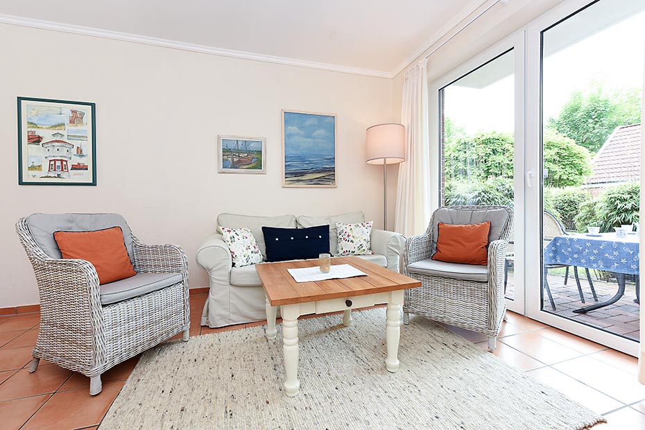 Ferienwohnung „Töwernüst“ - Wohnzimmer