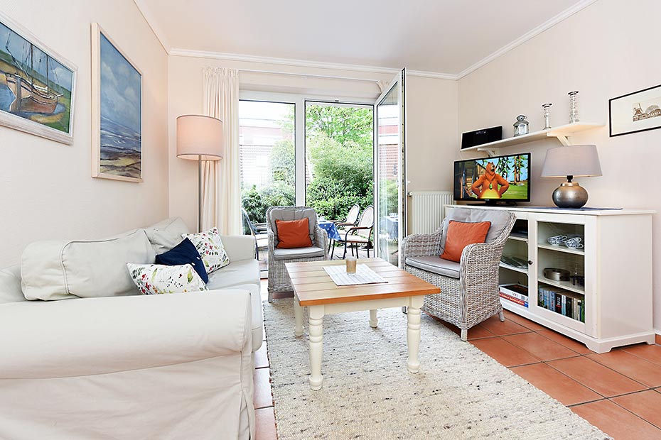 Ferienwohnung „Töwernüst“ - Wohnzimmer