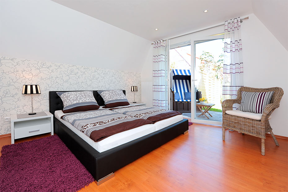 Ferienhaus „Yachthafen“ - Schlafzimmer 1