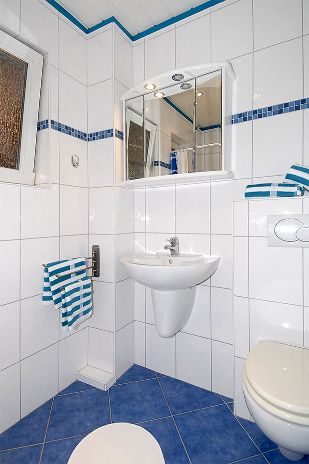 Ferienwohnung „Seestern“ - Badezimmer