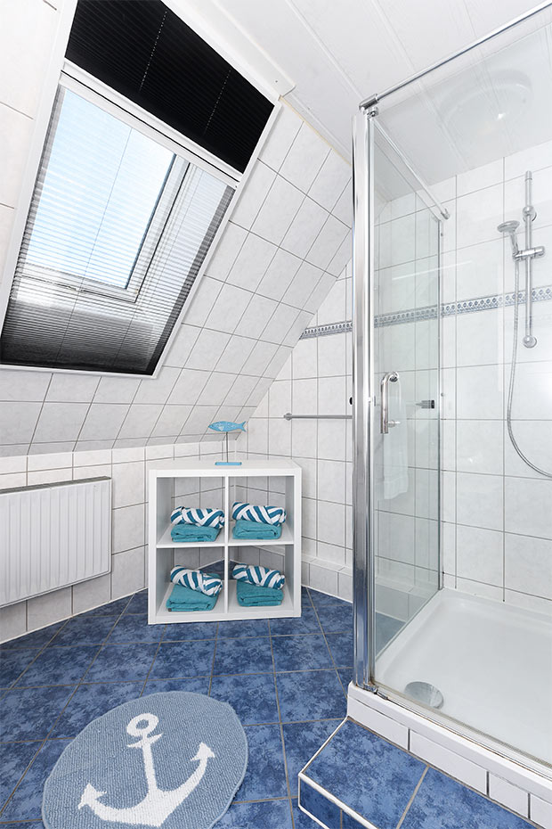 Ferienwohnung „kleine Krabbe“ - Badezimmer