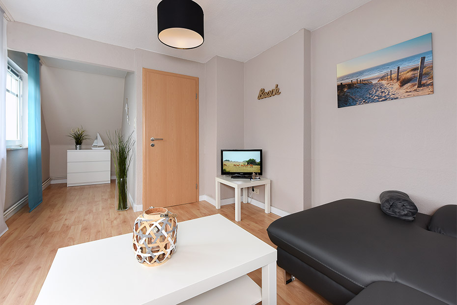 Ferienwohnung „kleine Krabbe“ - Wohnzimmer