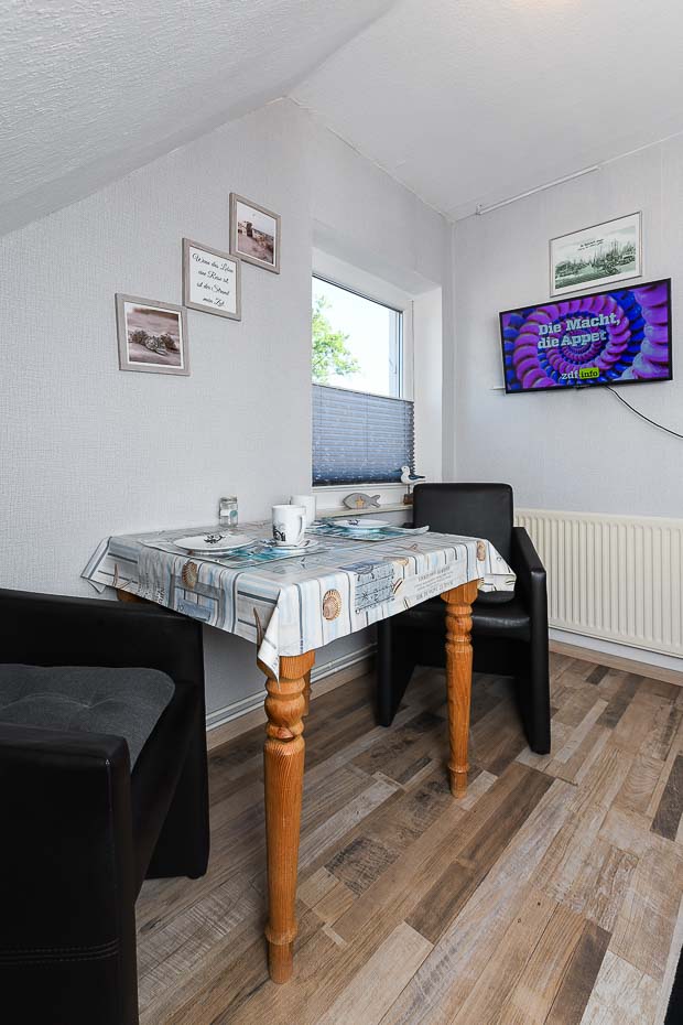 Ferienwohnung „Ankerplatz“ - Wohnraum/Küche