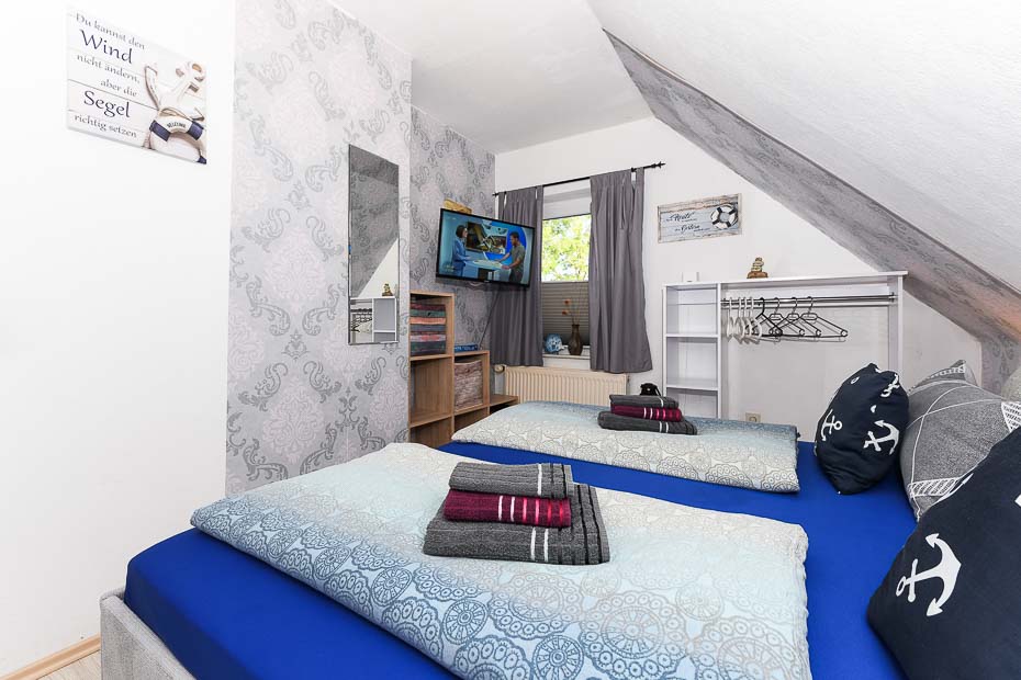 Ferienwohnung „Ankerplatz“ - Schlafzimmer