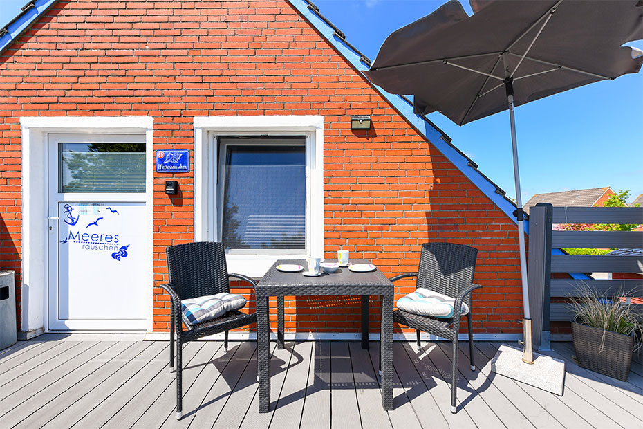Apartment „Meeresrauschen“ - Dachterrasse