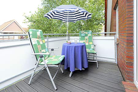 Ferienwohnung „Alfred“ - Balkon