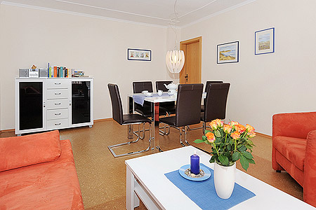 Ferienwohnung „Jörg“ - Wohnzimmer