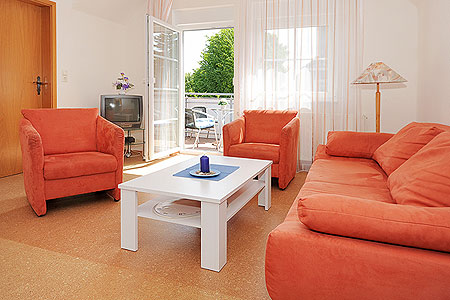 Ferienwohnung „Jörg“ - Wohnzimmer