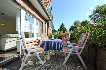 Ferienwohnung „Ulla“ - Terrasse