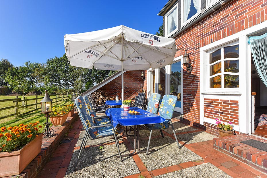 Ferienhaus „Koppelblick“ im „Haus Hohe Lucht“ - Terrasse