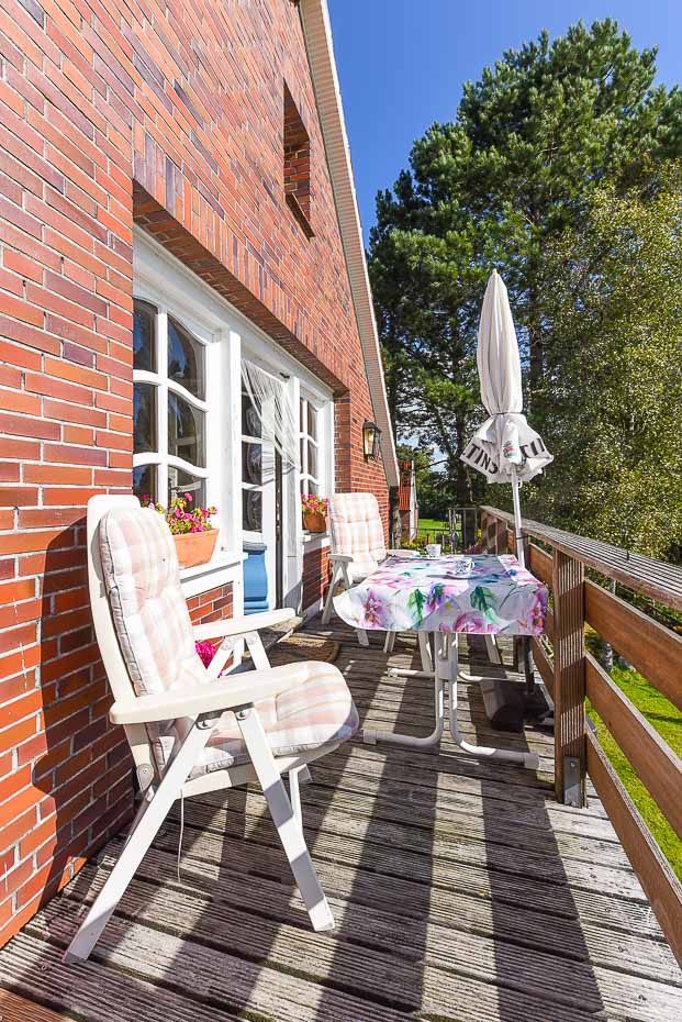 Ferienwohnung „Leichte Brise“ im „Haus Hohe Lucht“ - Balkon