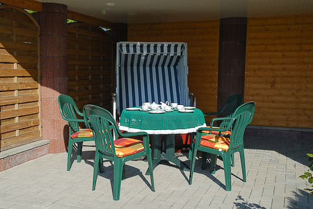 Ferienwohnung Haus „Abendstern“ - Terrasse