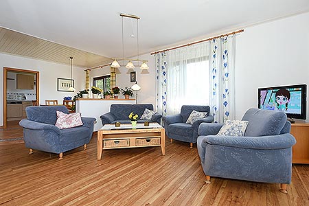 Ferienhaus „Esche“ - Wohnzimmer