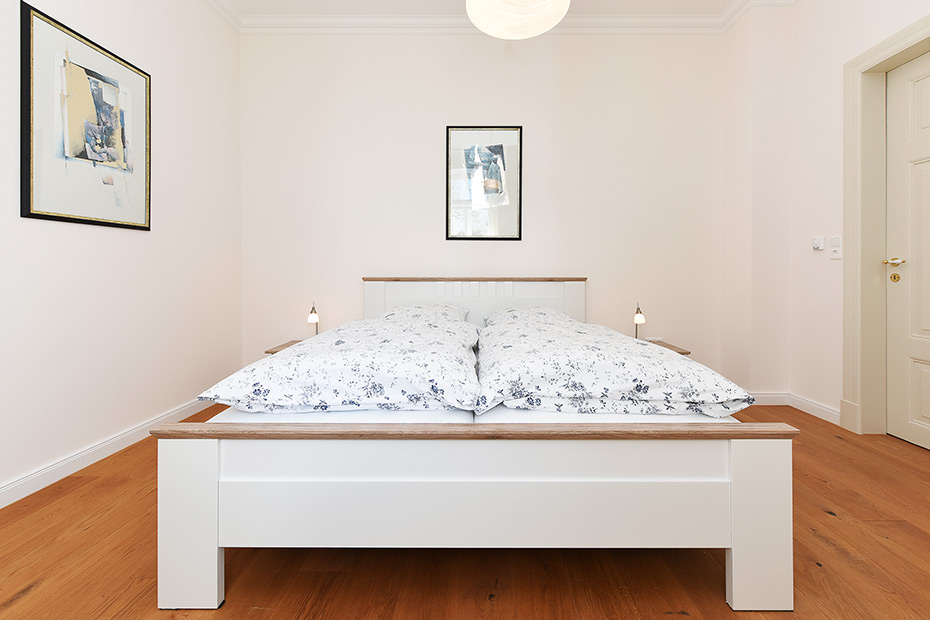 Ferienhaus „Hof Altensiel“ - Schlafzimmer 1 im Erdgeschoss