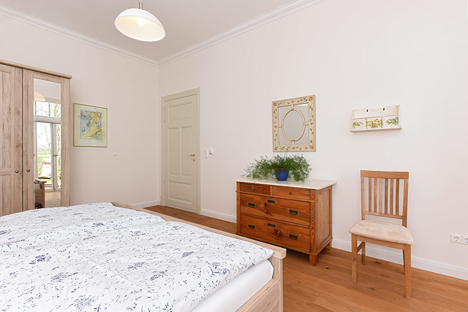 Ferienhaus „Hof Altensiel“ - Schlafzimmer 2 im Erdgeschoss