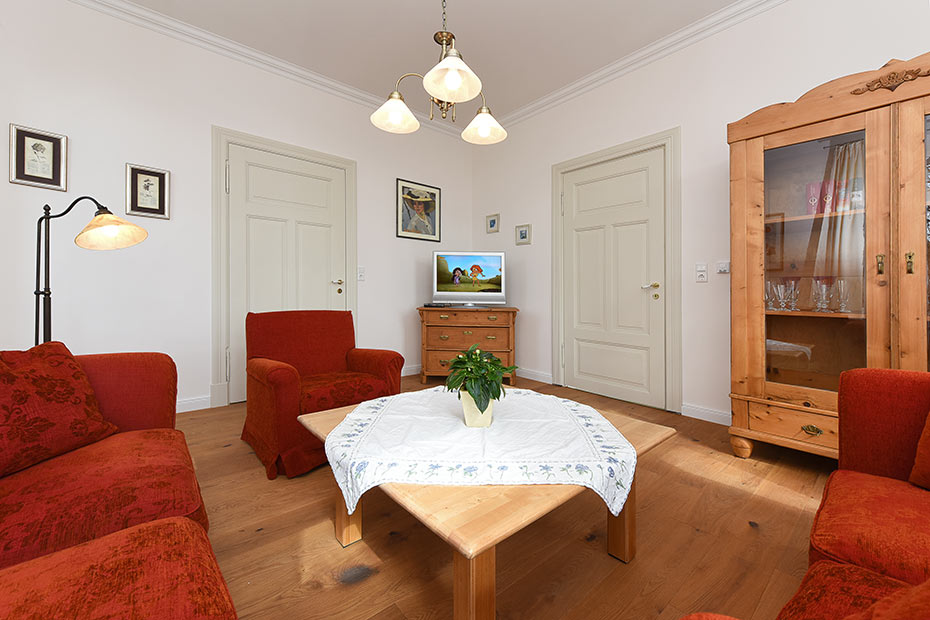 Ferienhaus „Hof Altensiel“ - Wohnzimmer im Erdgeschoss