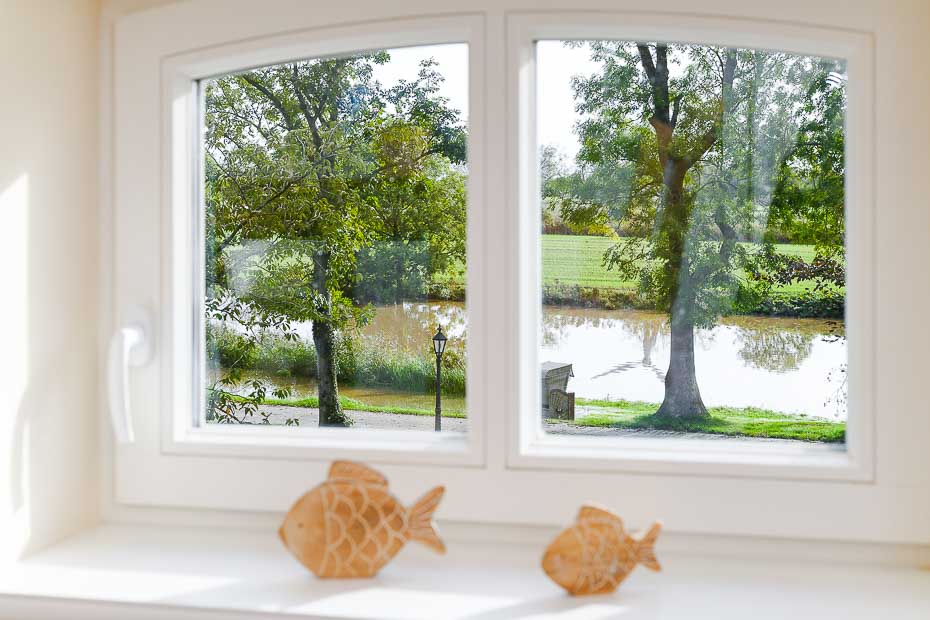 Ferienhaus „Hof Altensiel“ - Küche mit räumlich abgeteiltem Esszimmer im Obergeschoss