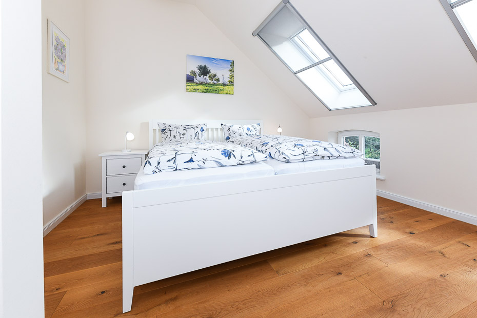 Ferienhaus „Hof Altensiel“ - Schlafzimmer 3 im Obergeschoss