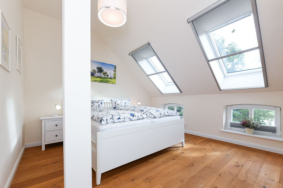 Ferienhaus „Hof Altensiel“ - Schlafzimmer 3 im Obergeschoss