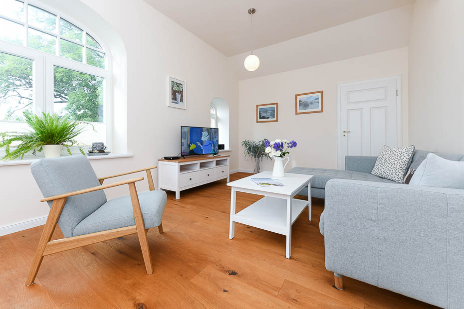 Ferienhaus „Hof Altensiel“ - Wohnzimmer im Obergeschoss