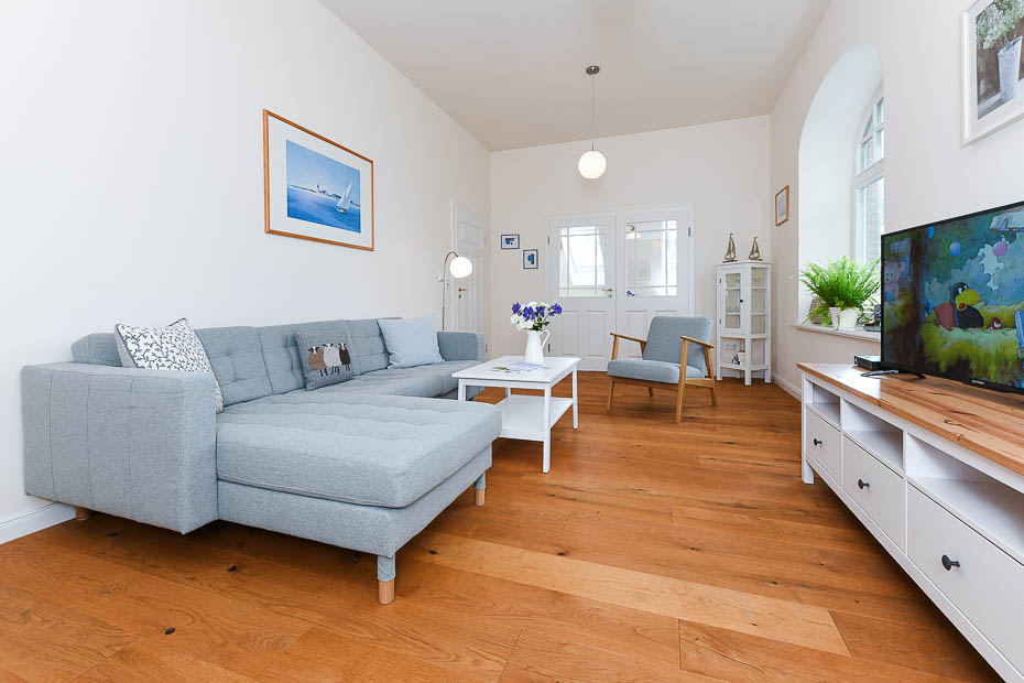 Ferienhaus „Hof Altensiel“ - Wohnzimmer im Obergeschoss