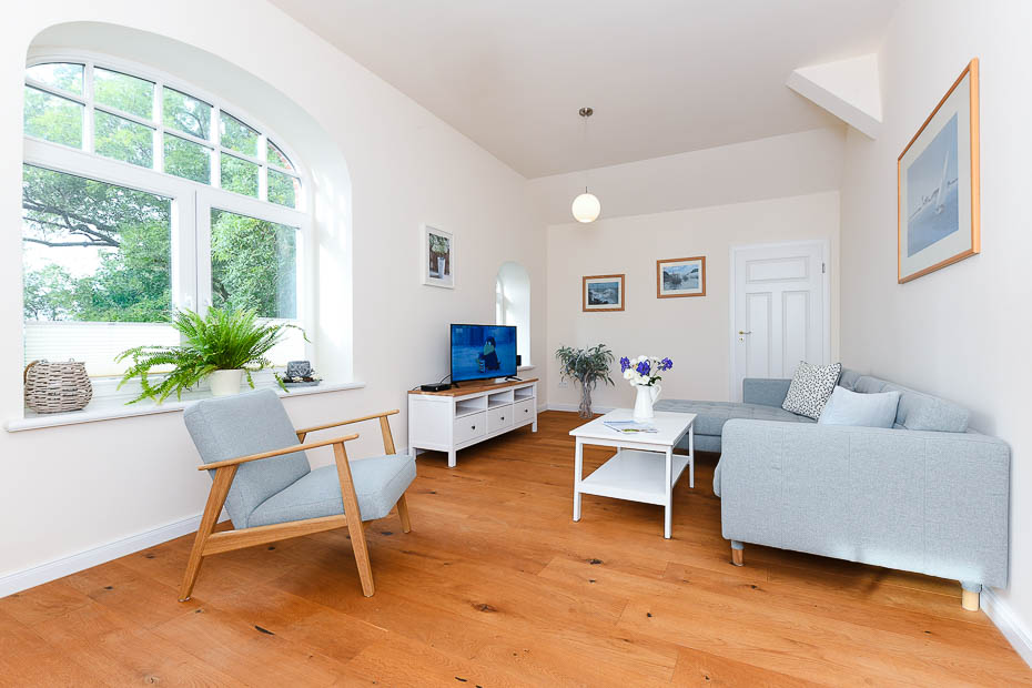 Ferienhaus „Hof Altensiel“ - Wohnzimmer im Obergeschoss