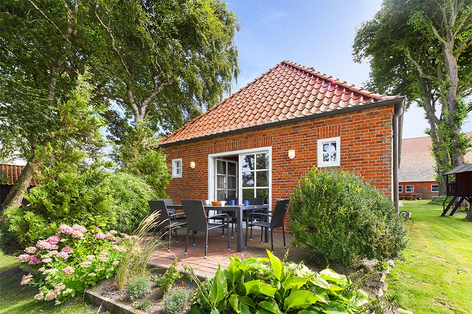 Ferienhaus „Historisches Backhaus“ - Terrasse