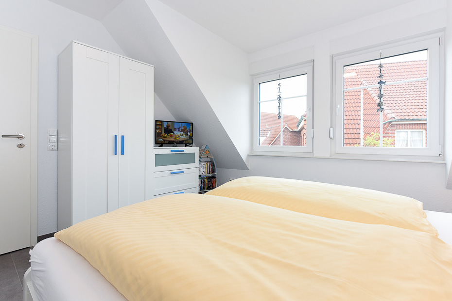 Ferienwohnung „ANKERmal“ - Schlafzimmer