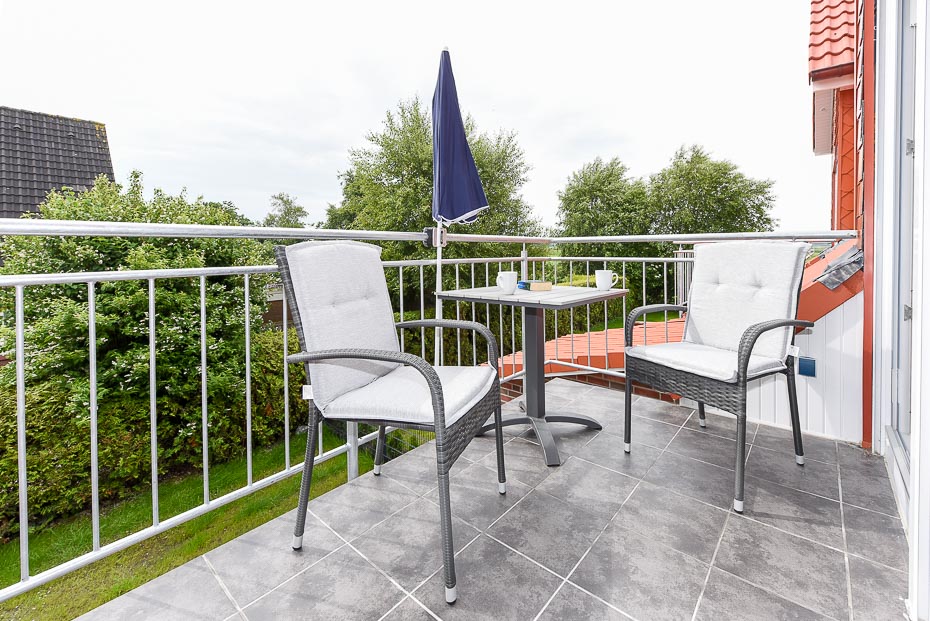 Ferienwohnung „ANKERmal“ - Balkon