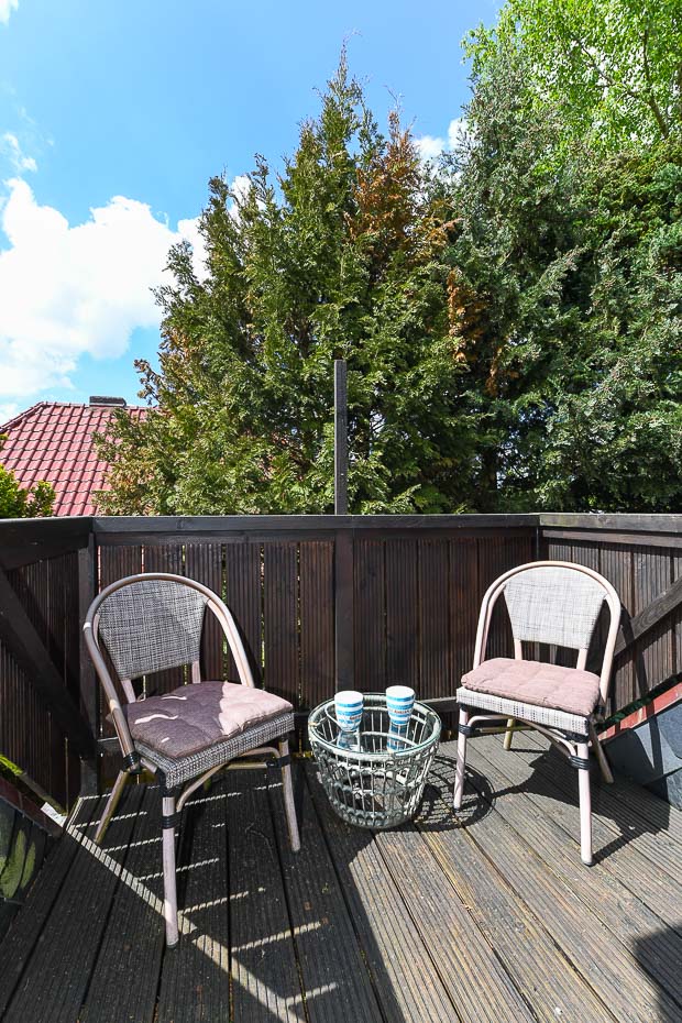 Ferienwohnung „Ankerplatz“ - Balkon