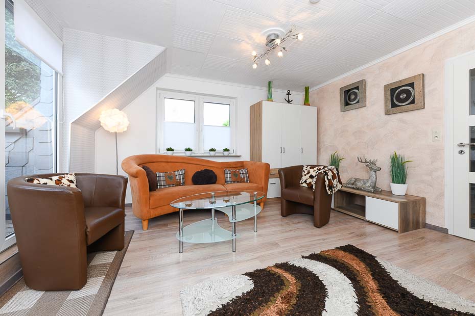 Ferienwohnung „Ankerplatz“ - Wohnzimmer