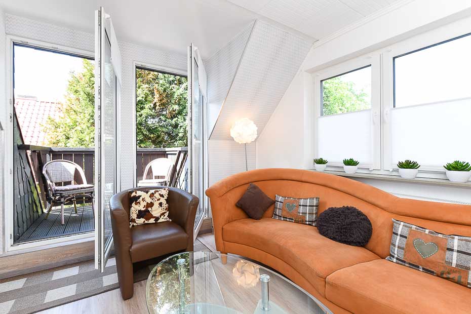 Ferienwohnung „Ankerplatz“ - Wohnzimmer