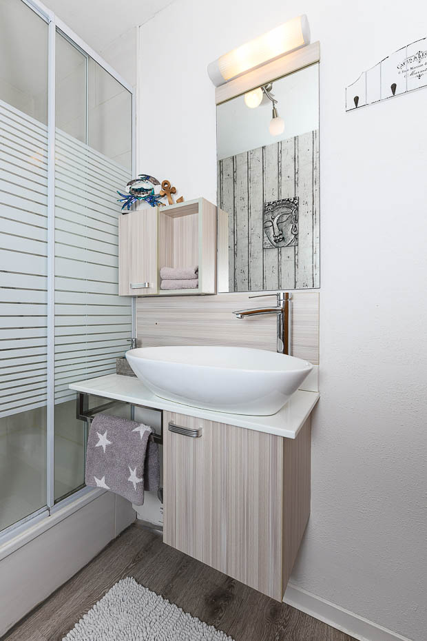 Ferienwohnung „Heimathafen“ - Badezimmer