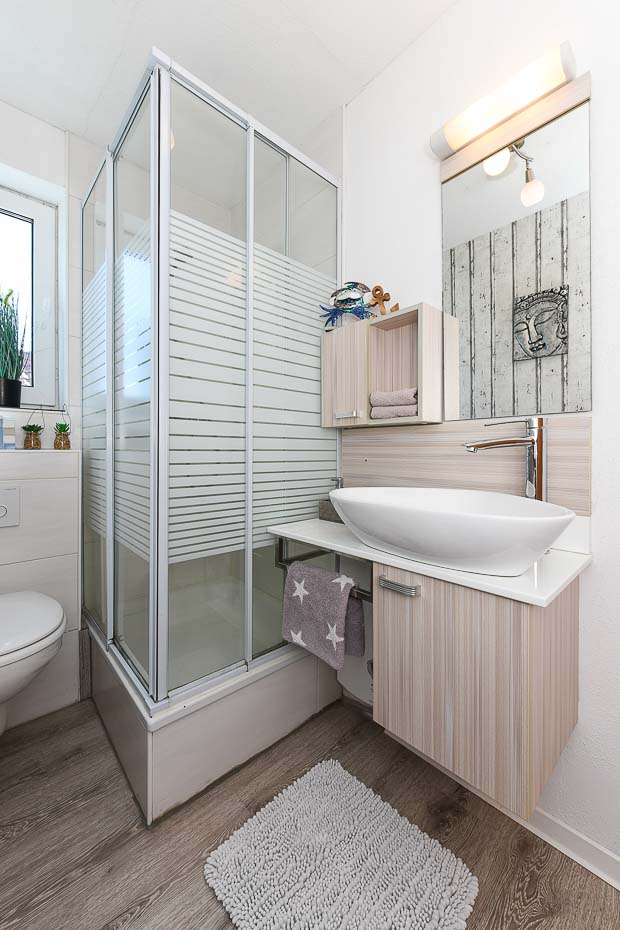 Ferienwohnung „Heimathafen“ - Badezimmer