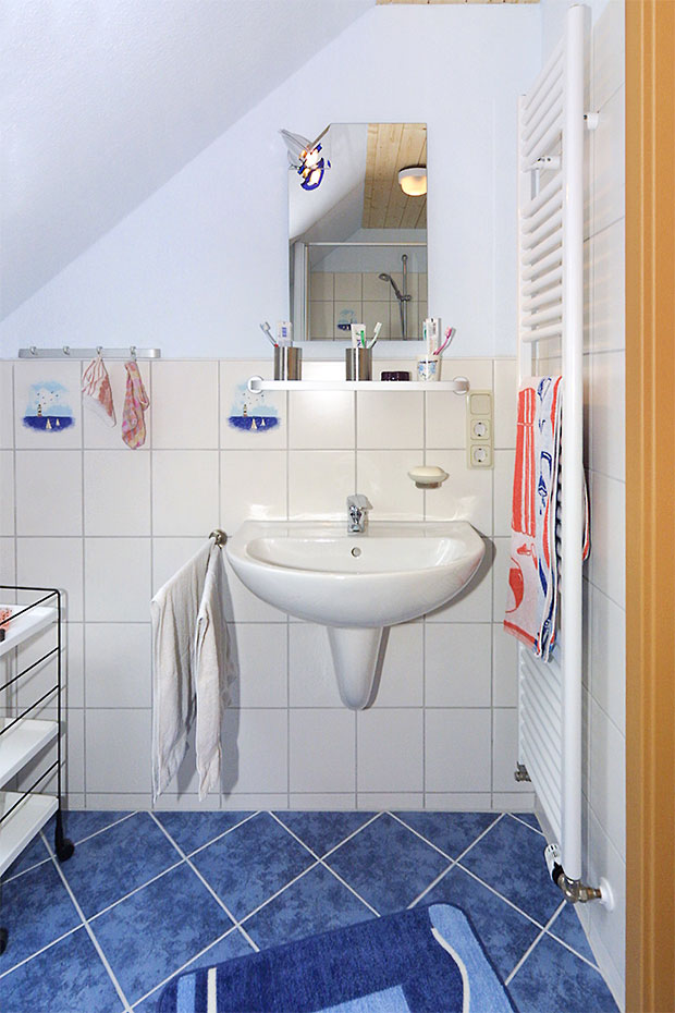 Ferienwohnung „Inselblick“ - Badezimmer