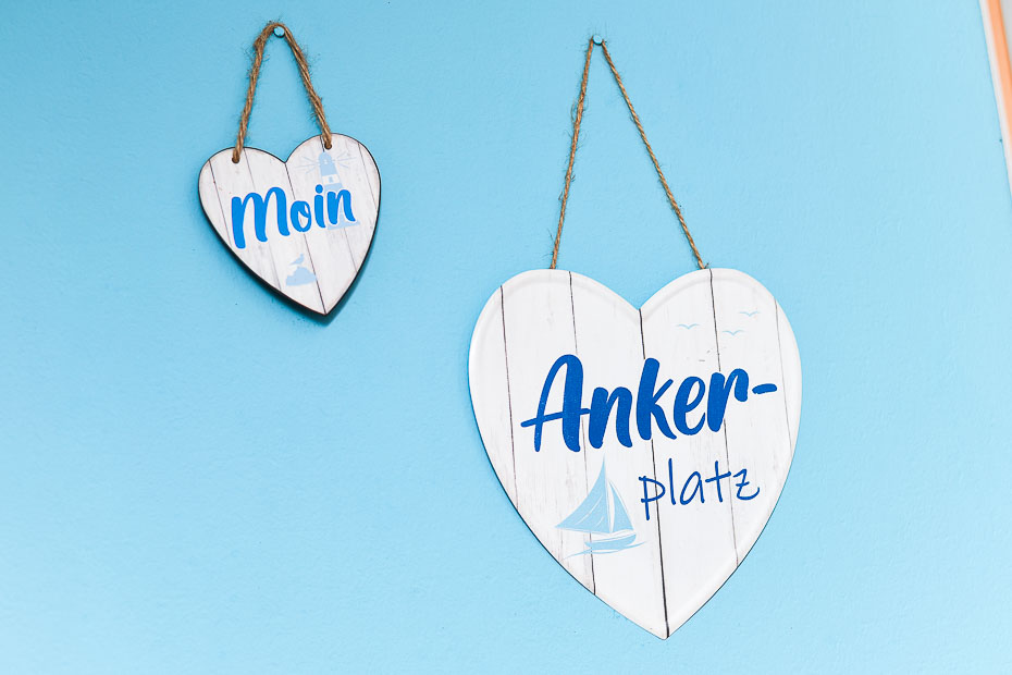 Ferienwohnung „Inselblick“ - Wohnzimmer mit integriertem Küchenbereich