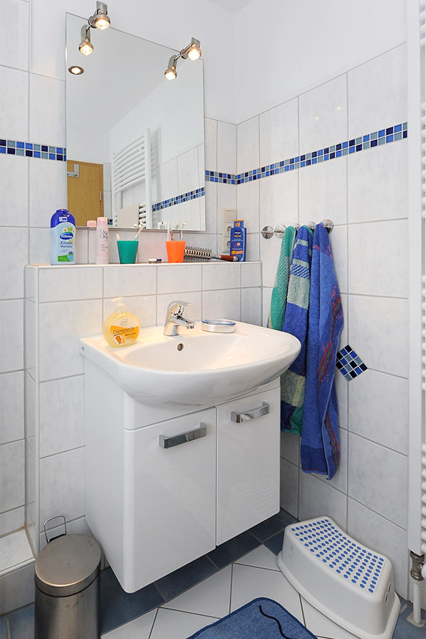 Ferienwohnung „Seediek“ - Badezimmer