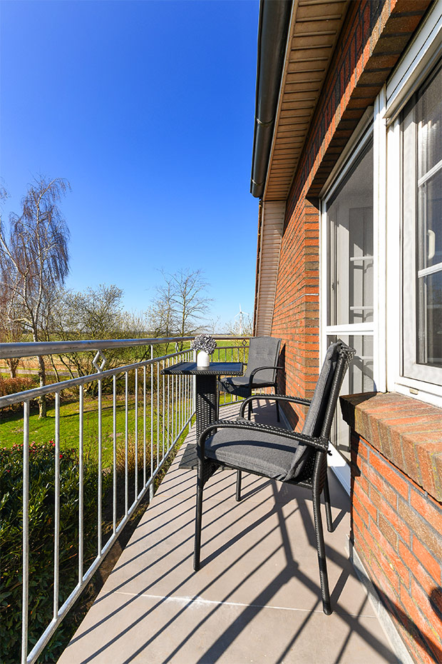 Ferienwohnung „Kastanie“ - Balkon