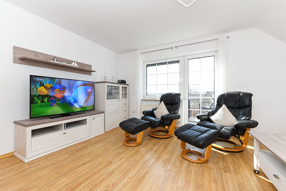 Ferienwohnung „Kastanie“ - Wohn- und Schlafraum