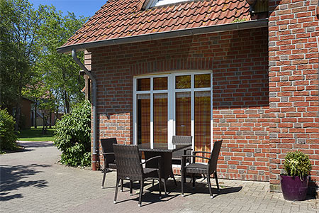 Ferienwohnung „Flut“ - Terrasse