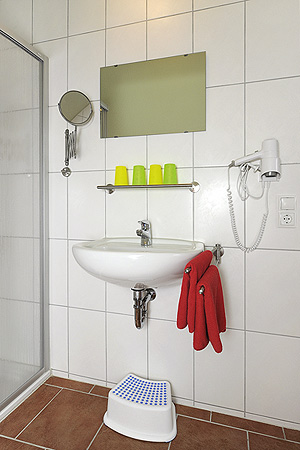 Ferienwohnung „Leuchtturm“ - Badezimmer