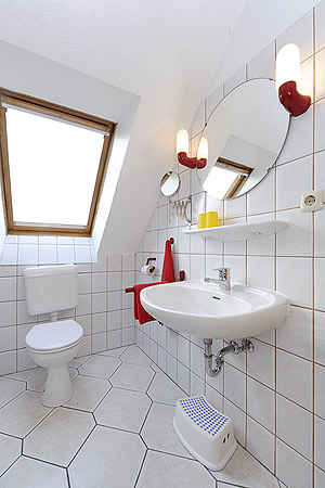 Ferienwohnung „Seehund“ - Badezimmer