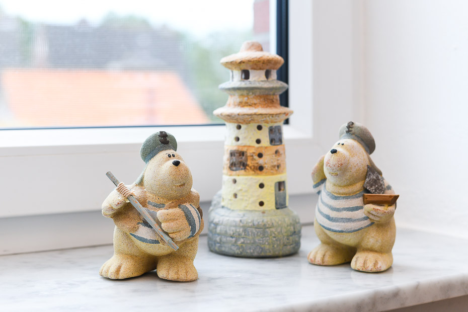 Ferienwohnung „Luuv“ - Wohnzimmer mit integriertem Küchenbereich