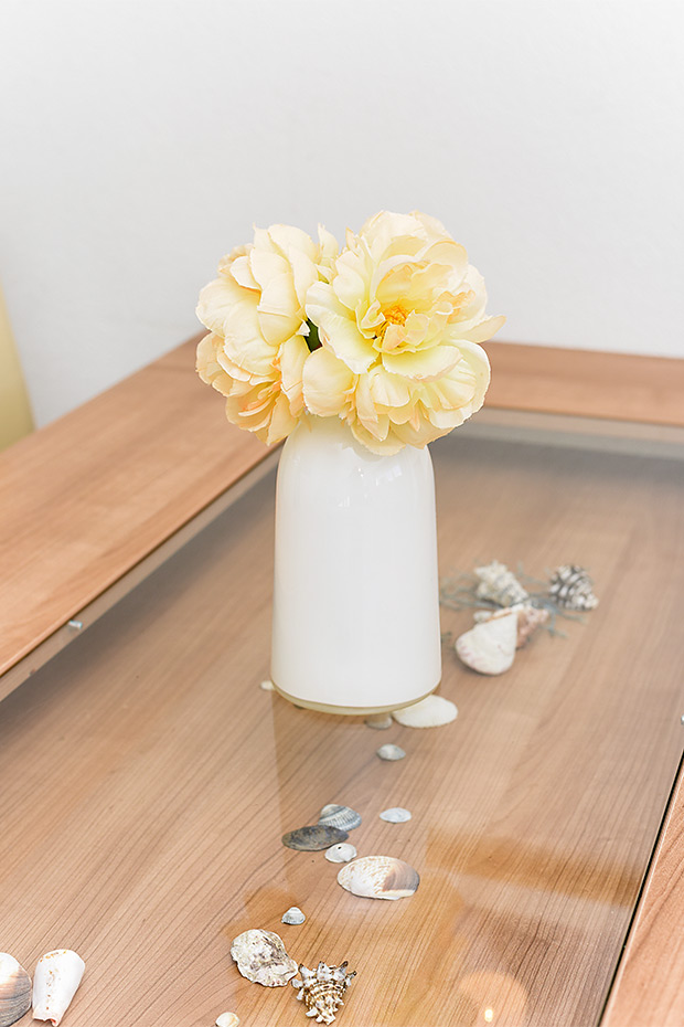 Ferienwohnung „Mittelriff“ - Wohnzimmer mit integriertem Küchenbereich