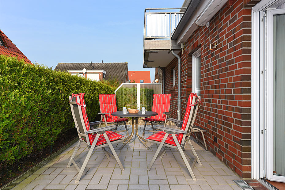 Ferienwohnung „Westerplate“ - Terrasse