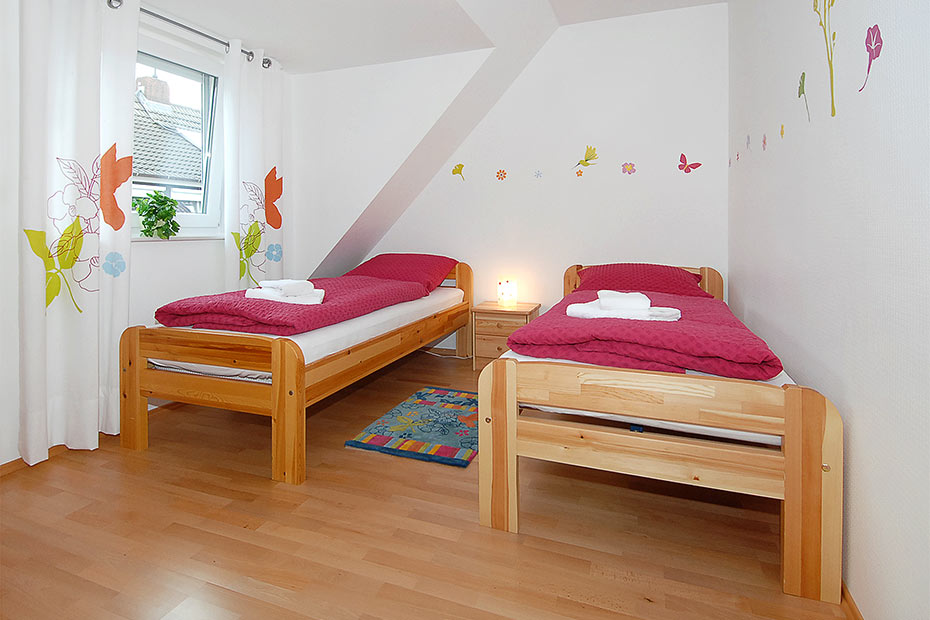 Ferienwohnung „Westerriff“ - Schlafzimmer 2/Kinderzimmer