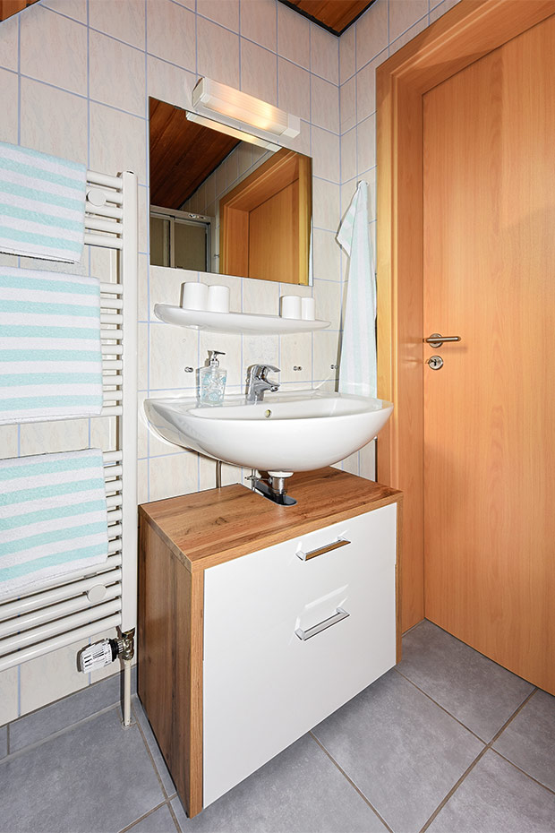 Ferienwohnung „Flut“ - Badezimmer