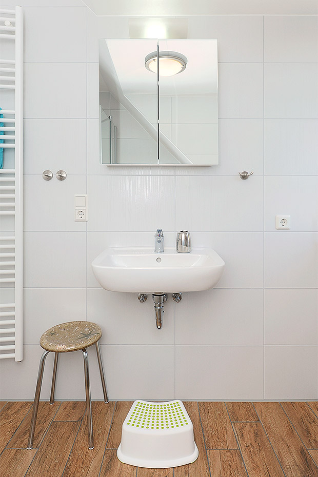 Ferienwohnung „Deichbrise“ - Badezimmer