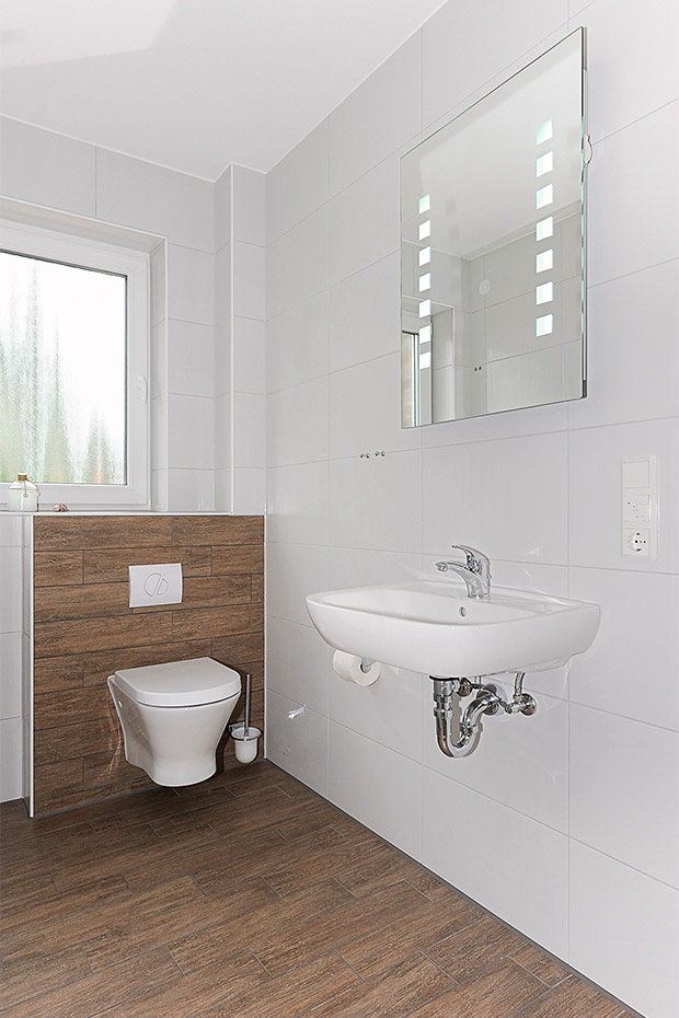 Ferienwohnung „Deichjuwel“ - Badezimmer